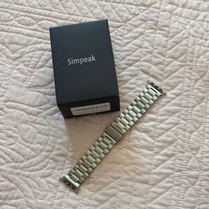 Silver Metal Watch Band
